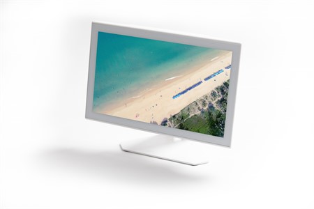 MultiQ 322 K-9 P.Cap MultiTouch   EU VESA Mildex-AG White